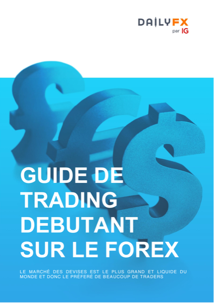 Couverture du guide de trading débutant sur le Forex publié par DailyFX